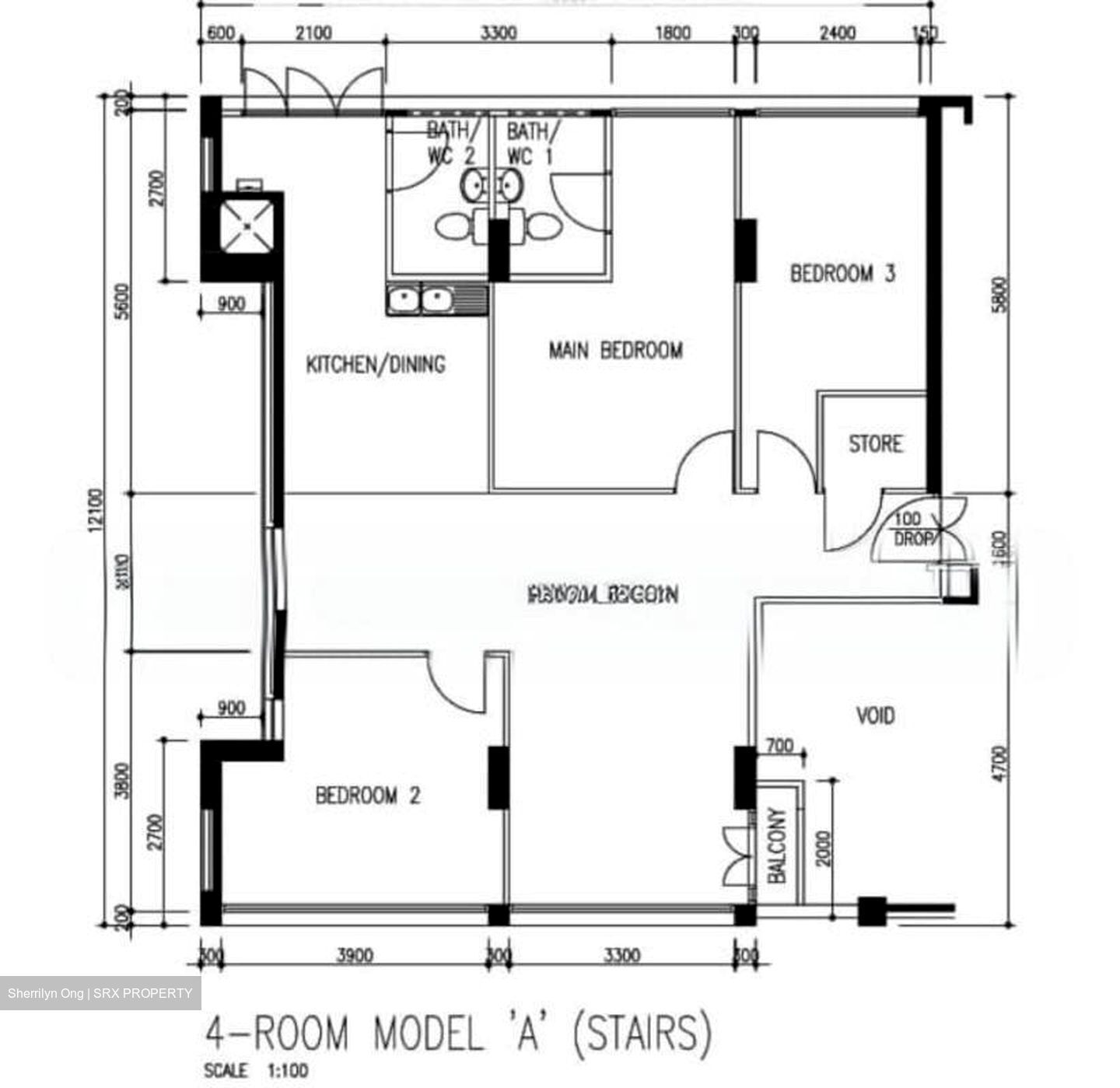 Blk 284 Choa Chu Kang Avenue 3 (Choa Chu Kang), HDB 4 Rooms #495919311